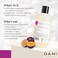 DANI Moisturizing Body Wash Naturals - Juicy Passion Fruit Scented with Organic Aloe Vera &amp; Natural Glycerine - Paraben &amp; Sulfate Free Shower Gel -12 Ounce Bottle