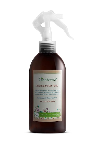 Volumizer Hair Tonic   Instant Volume and Lift   Lightweight Tonic For Men and Woman   Natural Hair Root Lifter for All Hair Types   Just Nutritive   8 Fl Oz