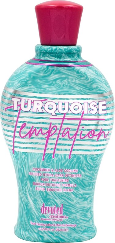 Devoted Creations Turquoise Temptation Indoor and Outdoor Tanning Lotion 12.25 oz