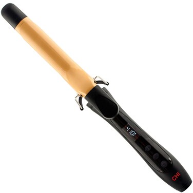 CHI Texture Tourmaline Ceramic Curling Iron, Hair Curler For Smooth &amp; Shiny Curls, Adjustable Temperature &amp; Automatic Shut-Off, 1" Barrel