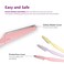 Tinkle Everglow Dermaplaning Tool   3 Razors   Multi-Functional Facial Razor, Eyebrow Razor &amp; Face Hair Trimmer   Gentle Exfoliation with Stainless Steel Safety Cover for Sensitive Skin