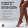 Hemp Seed Massage &amp; Body Oil - 8 fl. oz. - Nourishing, Moisturizing Massage Oil - Hemp Seed, Apricot, Grapeseed &amp; Sweet Almond Oil - Vegan &amp; Cruelty Free