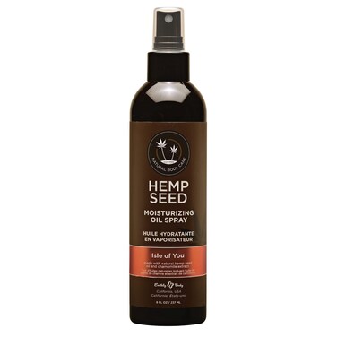 Hemp Seed Moisturizing Oil Spray - 8 oz - Smooth, Moisturize &amp; Protect Skin - With Vitamin E + Hemp Seed, Coconut &amp; Avocado Oils - Vegan, Cruelty Free