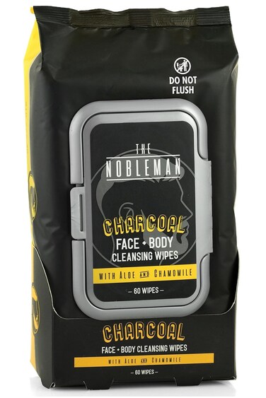 Charcoal Face + Body Cleansing Wipes