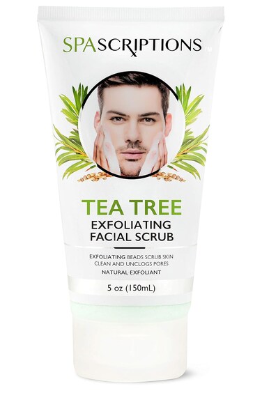 Face Exfoliating Scrub Turmeric, Tea Tree, Hyaluronic Acid &amp; Sugar Face Wash - 5 Oz (Tea Tree)