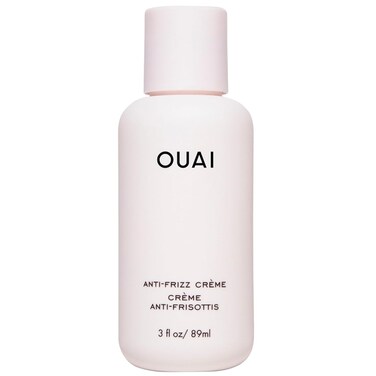 OUAI Anti Frizz Cream Travel Size - Moisturizing Hair Cream with Frizz Control &amp; Heat Protection - Provides Hydration with Jackfruit &amp; Beetroot Extract - Paraben, Phthalate &amp; Sulfate Free (3 oz)