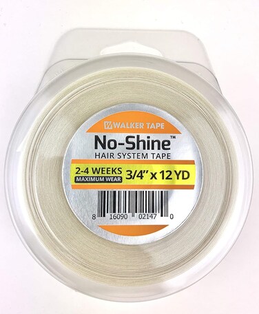 No Shine Bonding Double Sided Tape 3/4" x 12 Yard Hair System Roll by Walker Tape (WKR-NS-M2)