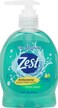 Zest Antibacterial Liquid Hand Soap Fresh Aqua Plus Vitamin E &amp; Aloe 7.5 Fl. Oz