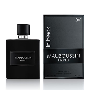 Mauboussin - Pour Lui In Black 100ml (3.3 Fl Oz) - Eau de Parfum for Men - Woody &amp; Oriental Scents