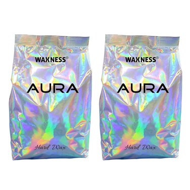 Waxness Aura Rosin Free Hard Wax Beads 2.2 lb - Pack of 2