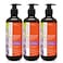 Natural Solution Moisturizing Shower Gel, Purifying &amp; Nourishing with Organic Lavender Oil, for All Skin Types Himalayan Pink Salt Body Wash, 500 ml Each, Pack of 3