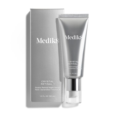Medik8 Crystal Retinal 1 - Brightening, Firming, Advanced Skin Retinaldehyde Serum - Smooths Wrinkles - Hyaluronic Acid, Glycerin, Vitamin E - 1 oz