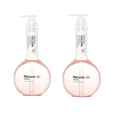 NATURELAB. TOKYO Perfect Volume Shampoo: Hair Volumizer, Build Lift, and Body to Flat, Fine, or Limp Hair I 11.5 FL OZ / 340ml (2 Pack)   $38 VALUE