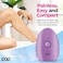 Pop Sonic Moon Shaver (Lavender) - Face &amp; Body Shavers for Men &amp; Women - 3 Floating Rotary Heads Face Shaver w/Removable Cap - Long Lasting Lithium-ion Battery Portable Electric Shaver &amp; Leg Shaver