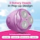 Pop Sonic Moon Shaver (Lavender) - Face &amp; Body Shavers for Men &amp; Women - 3 Floating Rotary Heads Face Shaver w/Removable Cap - Long Lasting Lithium-ion Battery Portable Electric Shaver &amp; Leg Shaver