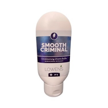 Lowen's Natural Skincare Smooth Criminal Shave Balm - All Natural Organic Shaving Cream - Clean, Green, Cruelty Free &amp; Eco-Friendly Coconut Based Cleanser - 3 OZ