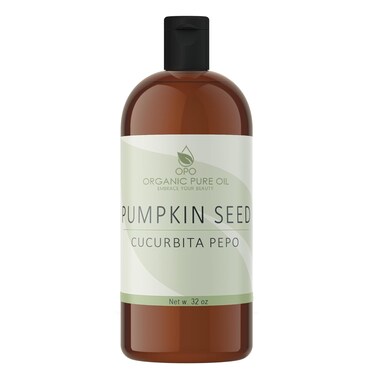 Pumpkin Seed Oil - 32 oz - Pure, Unrefined, All Natural, Non-GMO, Pumpkin Oil Perfect for Hair, Skin, Nails, Body Scalp, Facial Care Moisturizer - Hydrating &amp; Nourishing - Packaging May Vary