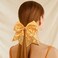Oaoleer 12PCS 7" Large Glitter Cheer Hair Bows Ponytail Holder Elastic Band Handmade for Cheerleading Teen Girls College Sports (Sequin Mixed-color 12PCS)