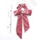 6 PCS Women Lady Velvet Elastics Hair Scrunchies Hair Ties Bow Soft Head Wrap Headbands Elastics Hair Tie Ponytail Holders Hair Accessories