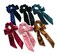6 PCS Women Lady Velvet Elastics Hair Scrunchies Hair Ties Bow Soft Head Wrap Headbands Elastics Hair Tie Ponytail Holders Hair Accessories