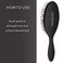 Jon Renau Paddle Brush for Human Hair and Synthetic Wigs