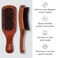 Diane Reinforced Boar Bristle Curved Club Wave Brush for Men and Barbers &ndash; Medium Bristles for Thick and Curly Hair &ndash; Use for Detangling, Smoothing, Wave Styles, Restore Shine and Texture
