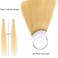 Hair Swatches for Testing Color, Dark Blonde Tone Level 8, Real Natural Remy Human Hair, 30 Strands per Pack, 8 Inches