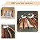 Hair Swatches for Testing Color, Dark Blonde Tone Level 8, Real Natural Remy Human Hair, 30 Strands per Pack, 8 Inches