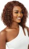 Outre Synthetic Pre-Plucked HD Transparent Lace Front Wig- GRETA (DRCHOCRM)