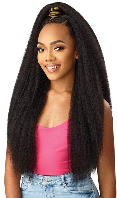 Outre Converti Cap Wrap Pony Deluxe Cap Lays Flat Heat Resistant Fiber High Tex Safe Up To 400F BOLD &amp; IRRESISTIBLE (DR2/GDNHN)