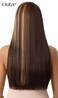 Outre Color Bomb Synthetic HD Lace Front Wig - INANNA, Long Straight Hair Wigs with High Heat Resistant Wigs (1, JET BLACK)