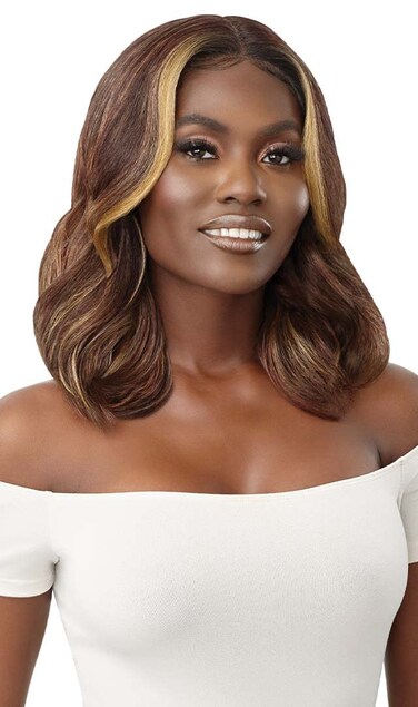 Outre EveryWear Synthetic HD Lace Front Wig - EVERY 21 (Color:DRFF RED VELVET)