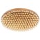 Fendrihan Men's Olivewood Military Hairbrush with EXTRA SOFT Light Bristles - Made in Germany