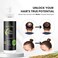 Herbishh Rice Water Hair Growth Shampoo - 400ml with Power of Castor Oil, Argan &amp; Coconut Oil &amp; Biotin   All Hair Type   Hair regrowth for Thinning Hair, Moisturizing &amp; Volumizing   Silicone Free