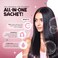 Herbishh Bubble Foam Hair Dye Shampoo, 3 in 1 Dye for 100% Grey Coverage, Permanent Hair Coloring for Men &amp; Women, Long-lasting &amp; Travel-friendly, Ammonia-free, 10 Sachet x 24 ml (Dark Brown)