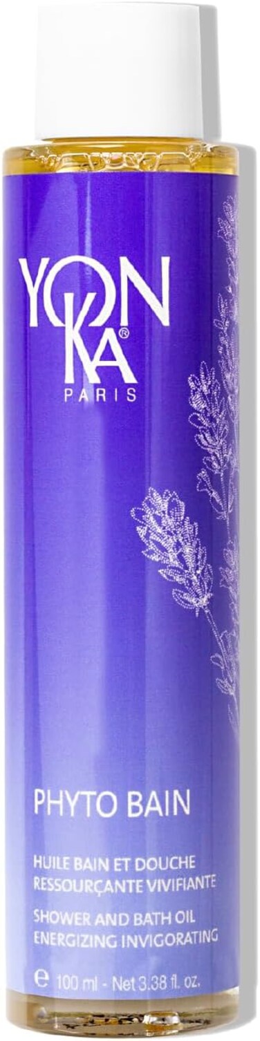 Yon-Ka French Lavender Bath Oil, Phyto Bain Relaxing and Toning Aromatherapy Oil for Dry Skin, Boosts Microcirculation for Wellness, Luxurious Provence Lavender and Rosemary, 100ml