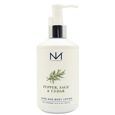 Niven Morgan Pepper, Sage and Cedar Hand and Body Lotion 10.5 fl oz 310 ml