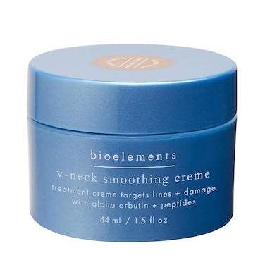 Bioelements V-Neck Smoothing Creme - 1.5 fl oz - Anti-Aging Chin-to-Chest Cream - Target Fine Lines, Weathered Skin &amp; Spots - Vegan, Gluten Free - Never Tested on Animals