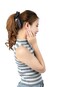 LOFBAZ Women's Hair Scrunchies with Buttons For Face Mask Ear Savers Protection Scrunchie Bow Ties Ponytail Accessories Floral Navy OS