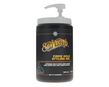 Suavecito Firme Hold Styling Hair Gel 32 oz Tub with Pump