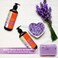 Natural Solution Moisturizing Shower Gel, Purifying &amp; Nourishing with Organic Lavender Oil, for All Skin Types Himalayan Pink Salt Body Wash, 500 ml Each, Pack of 4