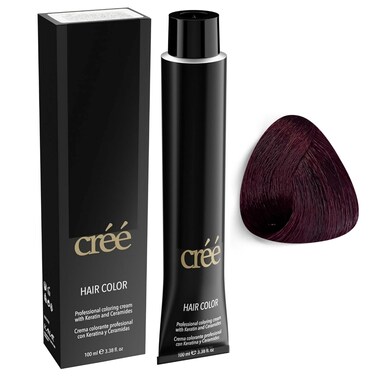 Cree Professional Permanent Hair Color, 100ml - 3.4 fl.oz. (Irisee Dark Red Blond 6.62)
