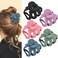 Lolalet Octopus Hair Claw Clips, 5 Pack Non-slip Jaw Clips Medium Hair Clamps for Thick Curly Long Hair, Wide Grip Hair Accessories for Women Girls -Style A