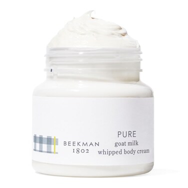 Beekman 1802 Whipped Body Butter Cream with Goat Milk - Deeply Moisturizes, Softens Skin - Natural &amp; Gentle for All Skin Types - Non-Greasy, Cruelty-Free, 8 oz - Packaging May Vary
