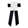 Kristin Ess The Bow Slide - Black, Hair Tie, 1 Count (Pack of 1), Unisex, All Ages