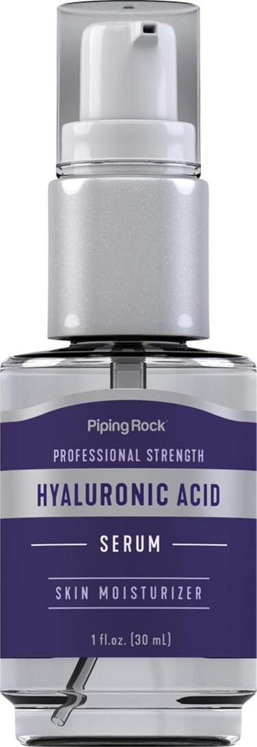 Piping Rock Hyaluronic Acid Serum for Face   1 fl oz   Moisturizer for Skin and Body   Cruelty Free