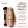 LUMINESS Silk Airbrush Spray Foundation &amp; Buffing Brush Kit &ndash; Full Coverage Foundation &amp; Dual-Sided Buffing Brush - Buildable Coverage, Anti-Aging Formula Hydrates &amp; Moisturizes (Shade - Deep Rich)