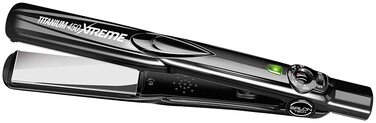 SALON TECH Titanium Xtreme Flat Iron - Latest PTC Technology And Adjustable Temperature Settings For A Perfectly Sleek And Smooth Look in One Pass (450 Degrees, 1 Inch)