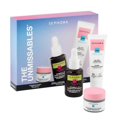 Sephora Favorites Limited Edition The Unmissables Trio Skincare Gift Set - Eye Cream - Face Serum - Hydrator