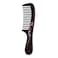 Natural Wood Comb, Handmade Decorative women Hair Comb Tools Salon for Detangling and Styling Wet or Dry Curly, Thick, Wavy, or Straight Hair 7.1" Long Waist comb